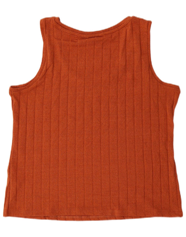 Vestă Marks & Spencer pentru femei UK 22 3XL Portocaliu Poliester