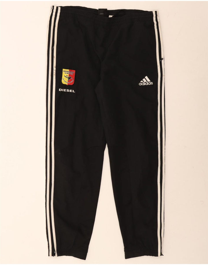 Pantaloni de trening pentru bărbați Adidas Pantaloni de jogging UK 38/40 Poliester mediu negru