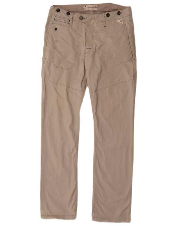 Pantaloni chino drepți pentru bărbați G-Star L30 L32 bumbac bej