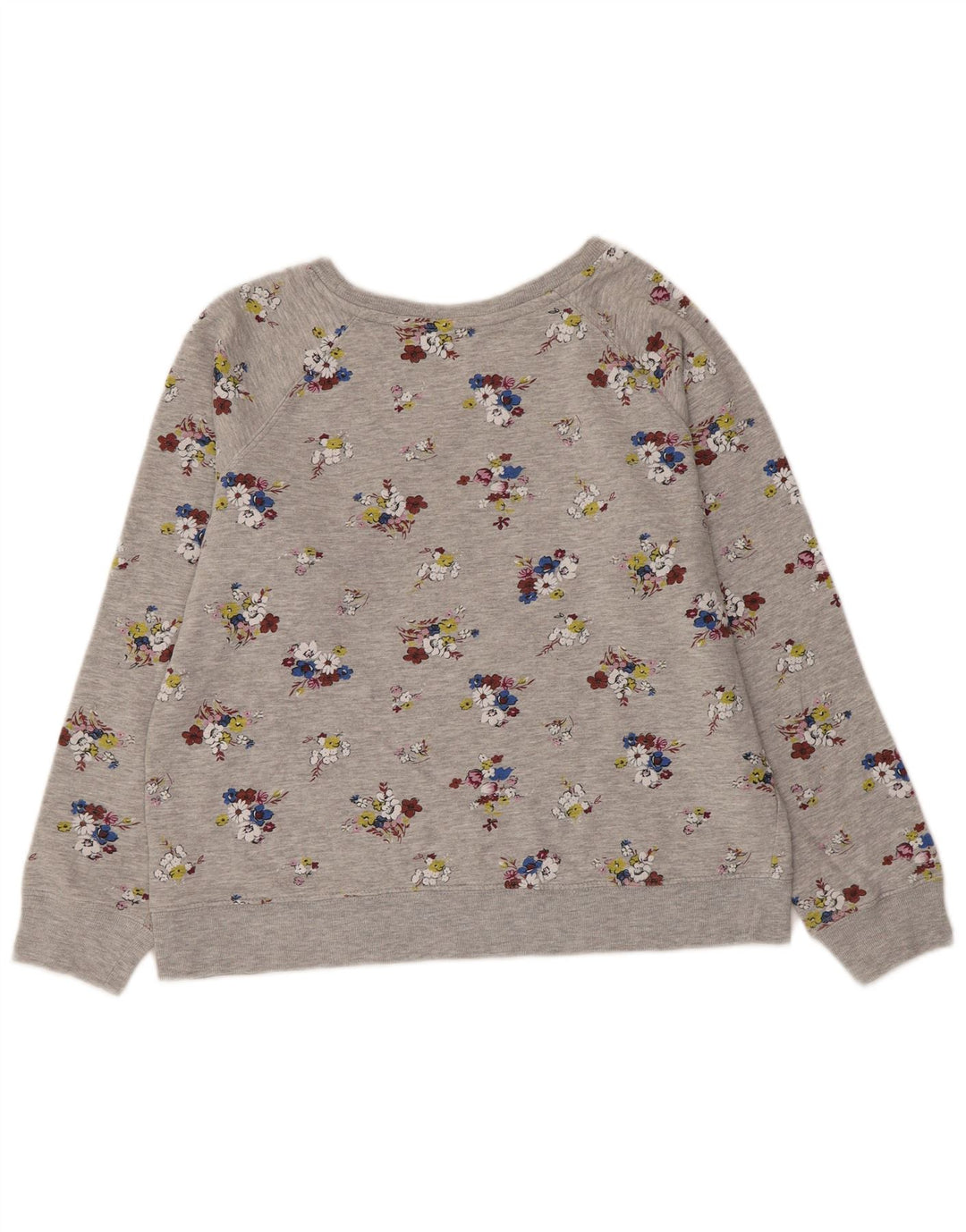 MARKS & SPENCER Pulover crop pentru femei UK 12 Medium Gri Floral