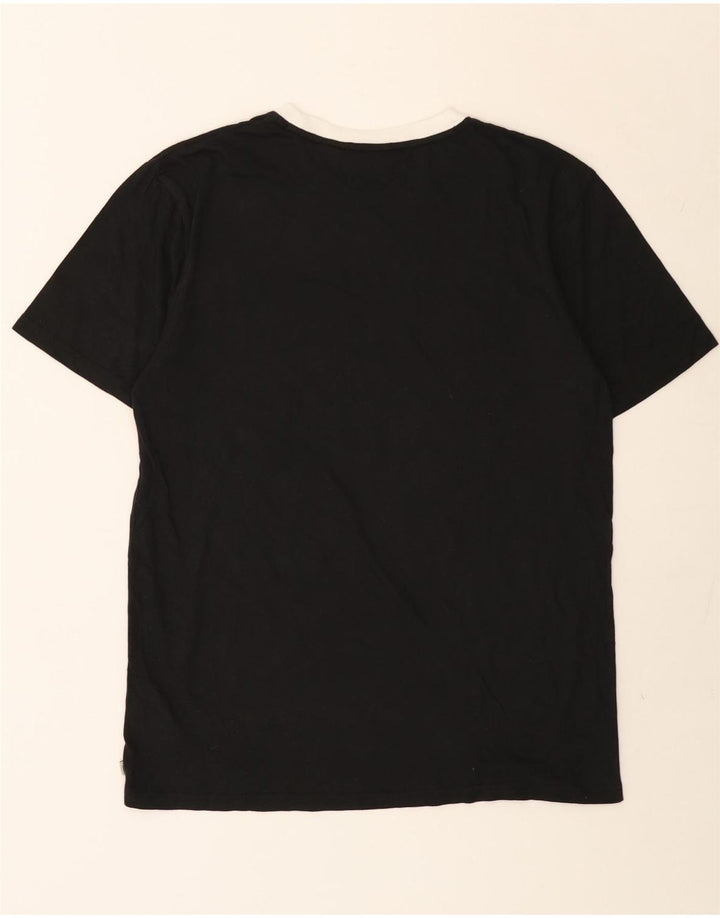 Tricou grafic Vans pentru bărbați Top mare, negru, geometric din bumbac