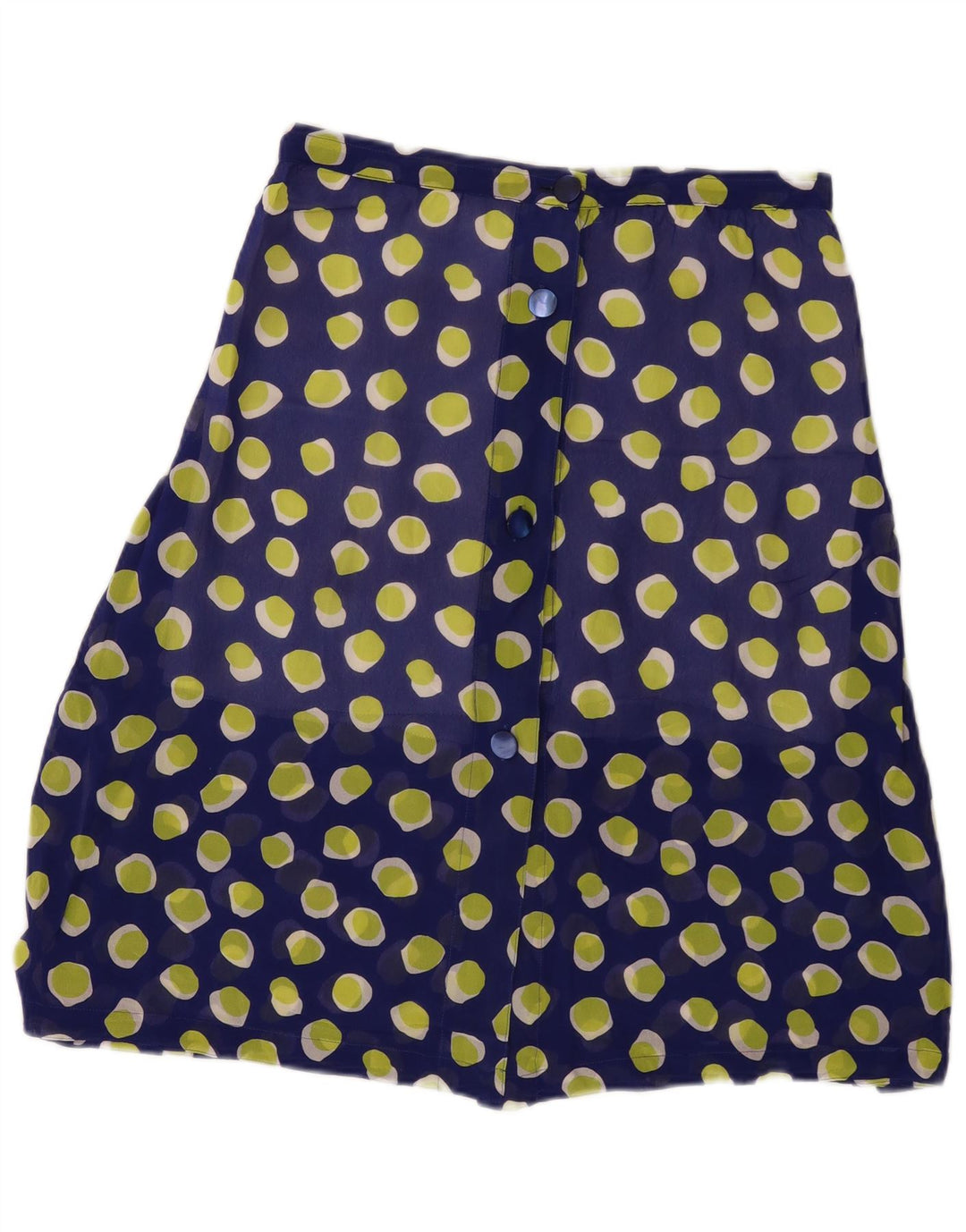 Fusta A-Line Vintage pentru femei W30 Medium Bleumarin Pete