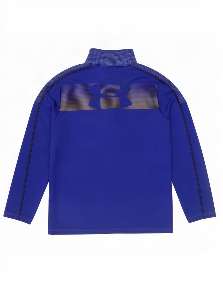 Trening Under Armour Boys Graphic Pullover Top 10-11 Ani Medium Blue
