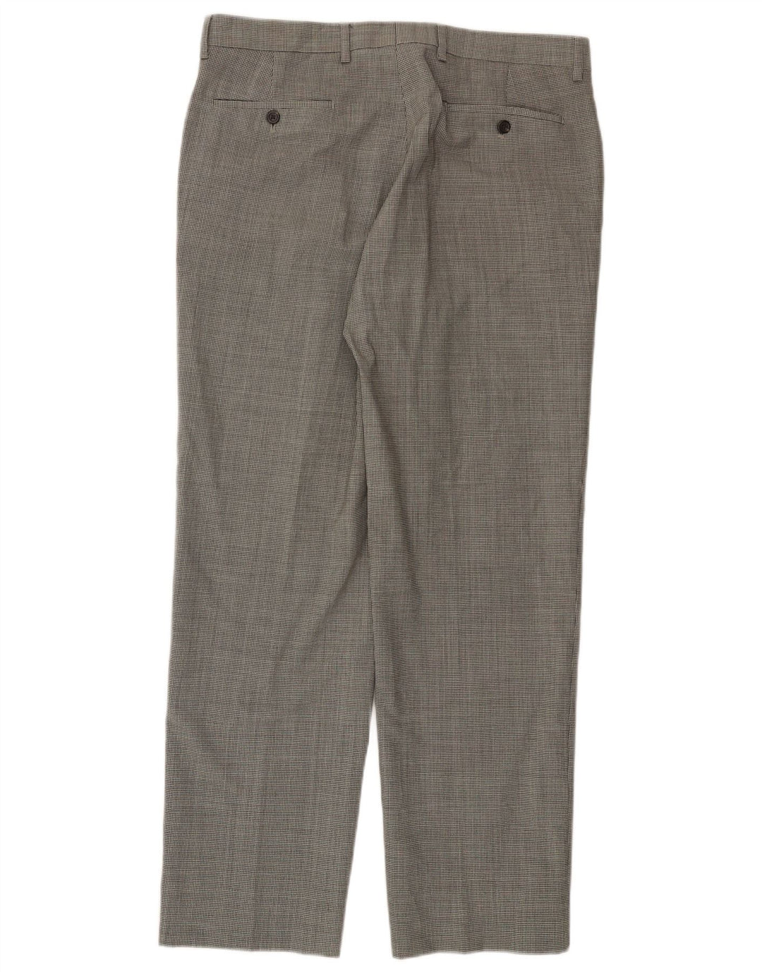 Pantaloni de costum pentru bărbați Ralph Lauren Total Comfort W34 L29 Black Houndstooth