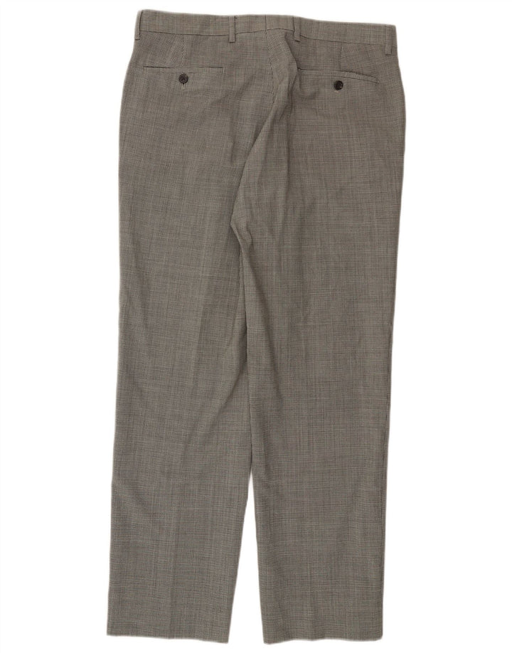 Pantaloni de costum pentru bărbați Ralph Lauren Total Comfort W34 L29 Black Houndstooth