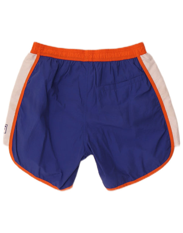 Pantaloni scurți de înot Fila pentru femei UK 12 Medium Blue Colorblock Bumbac