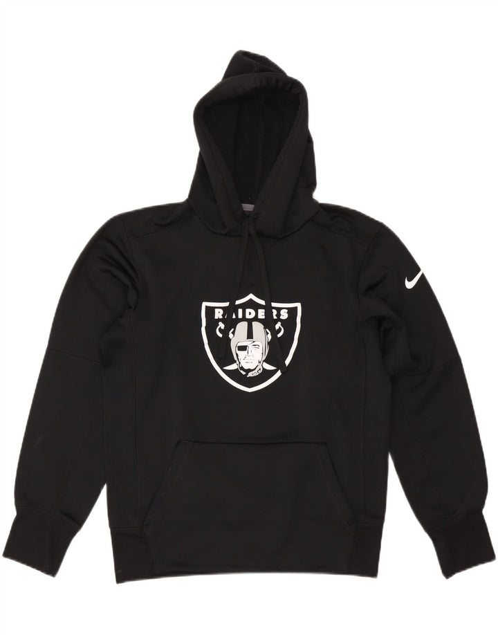 Pulover supradimensionat pentru femei Las Vegas Raiders NIKE UK 10 Mic Negru
