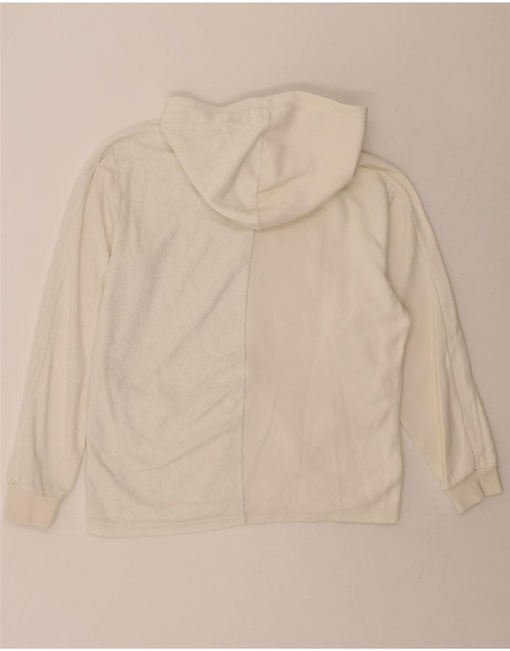 PUMA Mens Hoodie Jumper Medium White Vintage Puma and Second-Hand Puma from Messina Hembry 