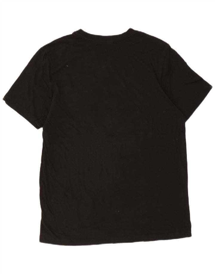 Tricou grafic Nike pentru bărbați Top mare din bumbac negru