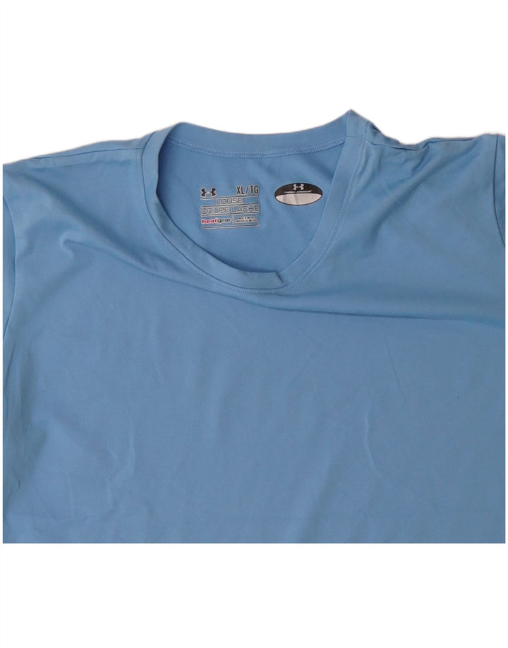 Tricou UNDER ARMOUR pentru femei Heat Gear, UK 18 XL, poliester albastru