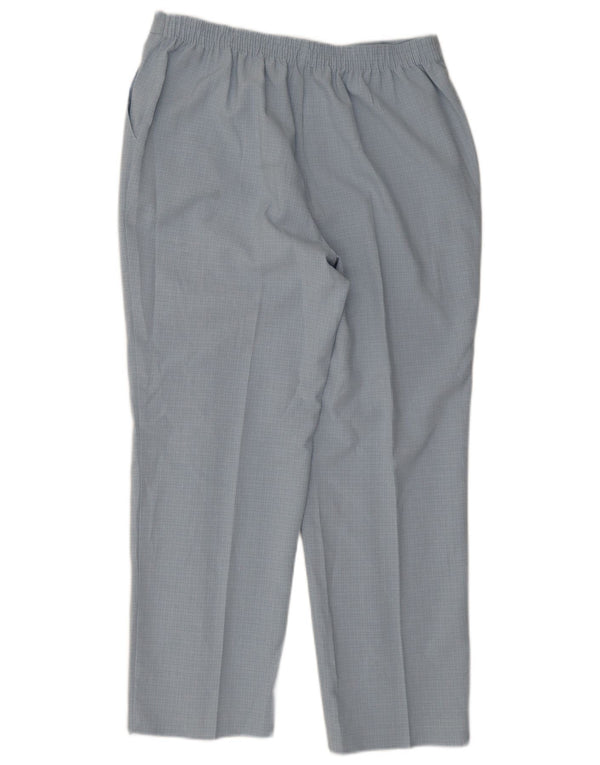 Pantaloni chino pentru femei Marks & Spencer UK 16 Large W32 L26 Blue Check