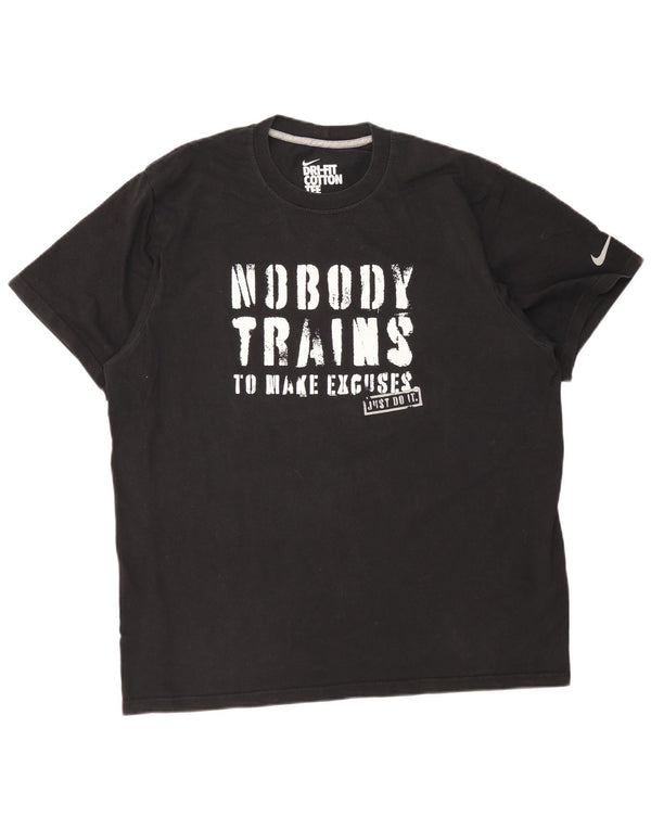 Tricou grafic Nike pentru bărbați Top XL bumbac negru