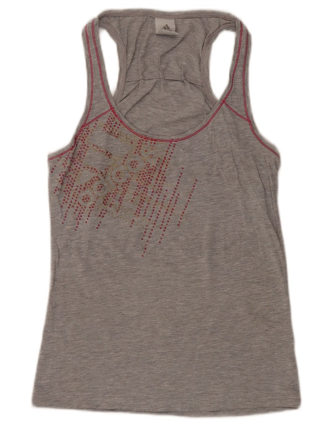 Vesta grafică pentru femei Adidas UK 12 Medium Grey Flecked
