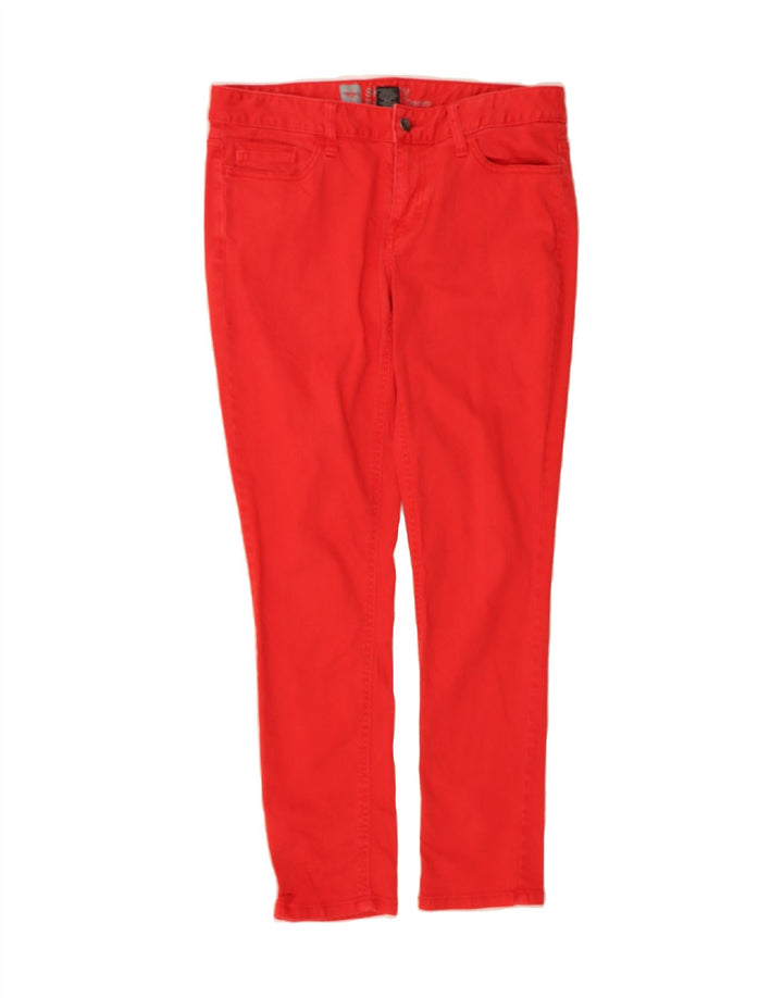 MOSSIMO Womens Skinny Jeans US 8 Medium W30 L28 Red Cotton Vintage Mossimo and Second-Hand Mossimo from Messina Hembry 