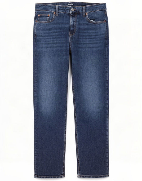 Marks & Spencer Blugi conici pentru femei UK 14 Large W36 L28 Bleumarin