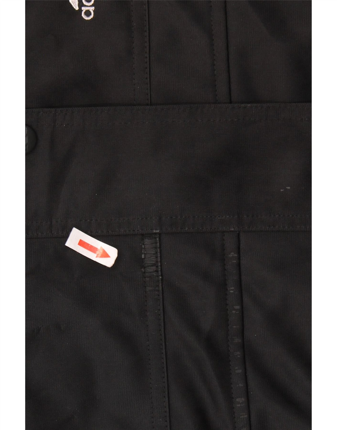 Jachetă de trening supradimensionată pentru femei ADIDAS UK 14, mare, neagră