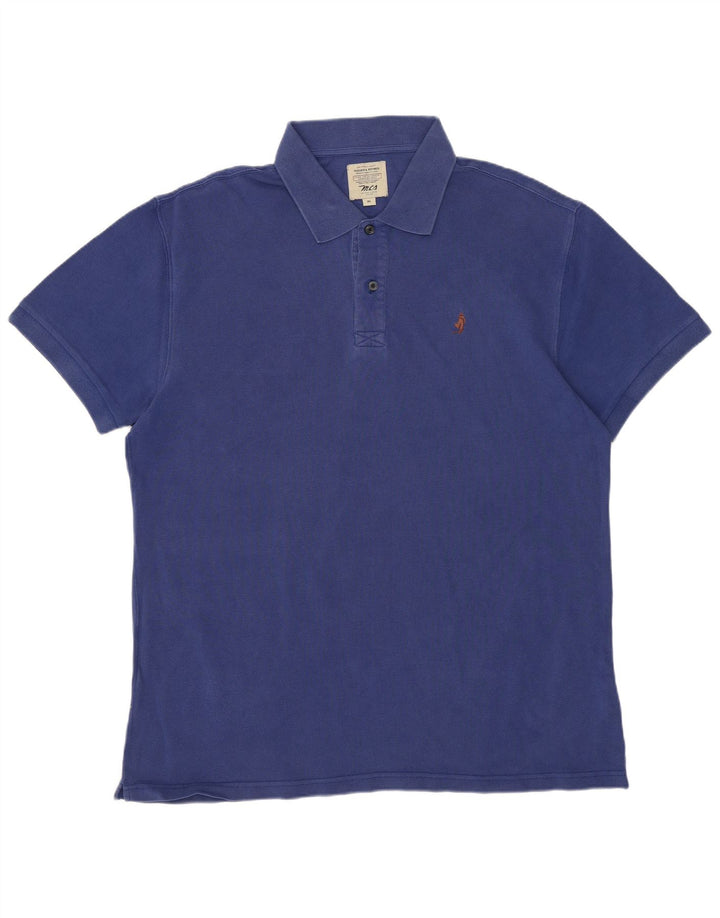 MARLBORO CLASSICS Tricou polo pentru bărbați XL Bumbac bleumarin