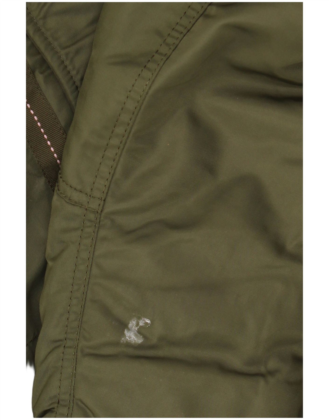 Jachetă parka cu glugă SUPERDRY pentru femei UK 14 Medium Khaki Nylon
