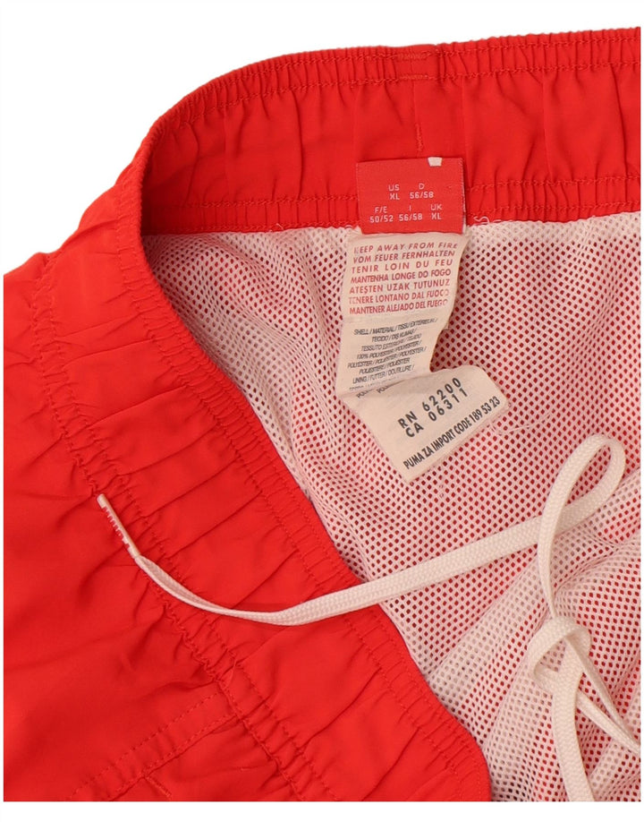 Pantaloni scurți de înot Puma pentru bărbați XL poliester roșu