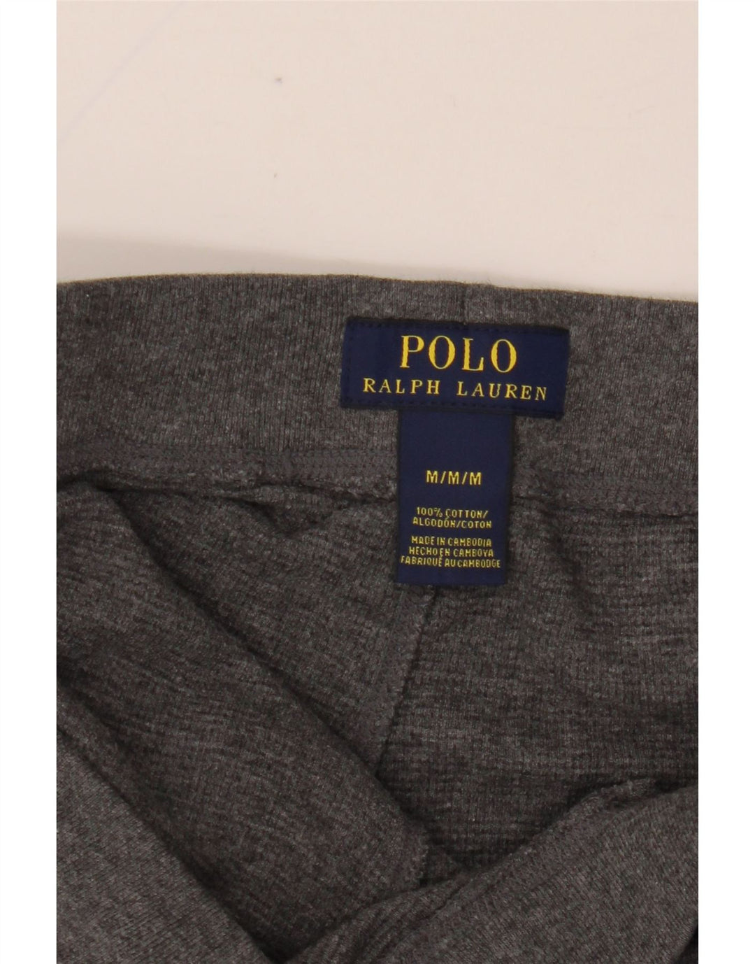POLO RALPH LAUREN Pantaloni de trening pentru bărbați, bumbac gri mediu