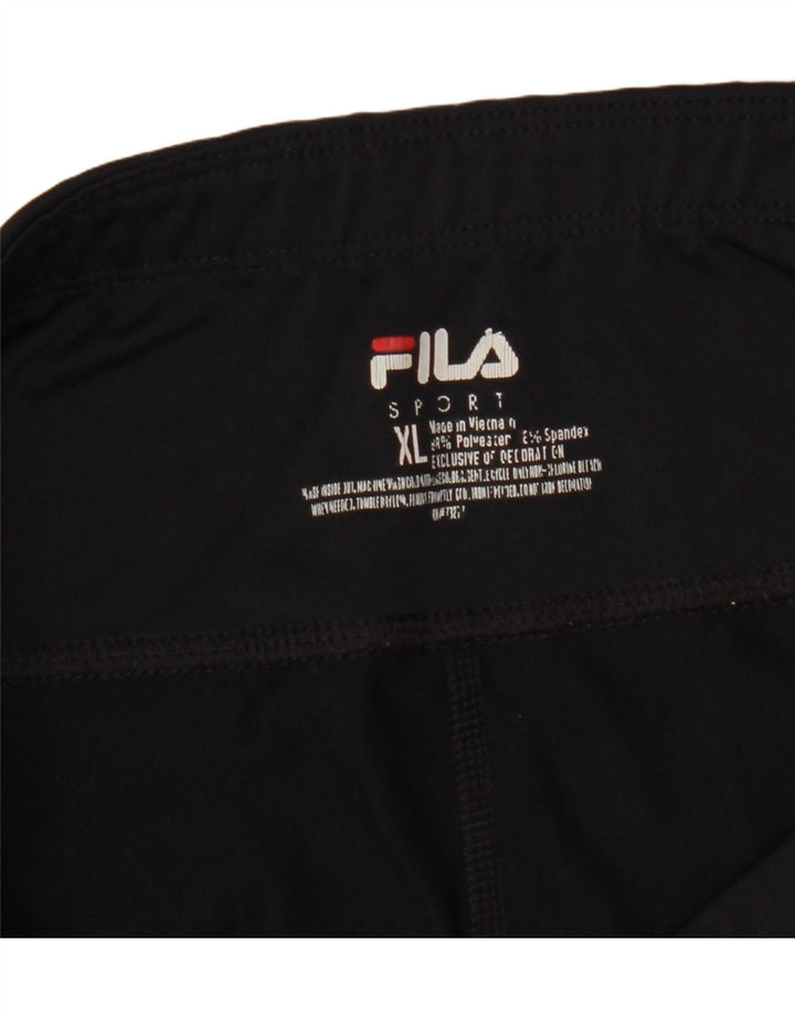 Leggings Capri Fila pentru femei UK 18 XL Poliester negru color bloc