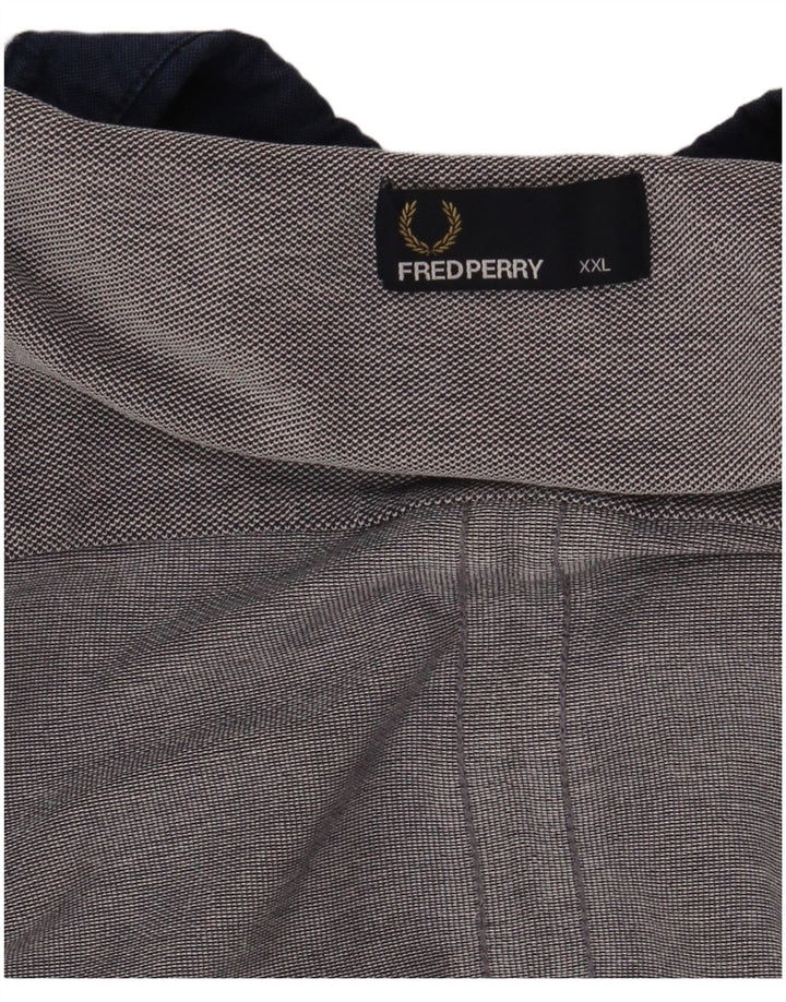 Cămașă polo Fred Perry pentru bărbați, 2XL, bleumarin