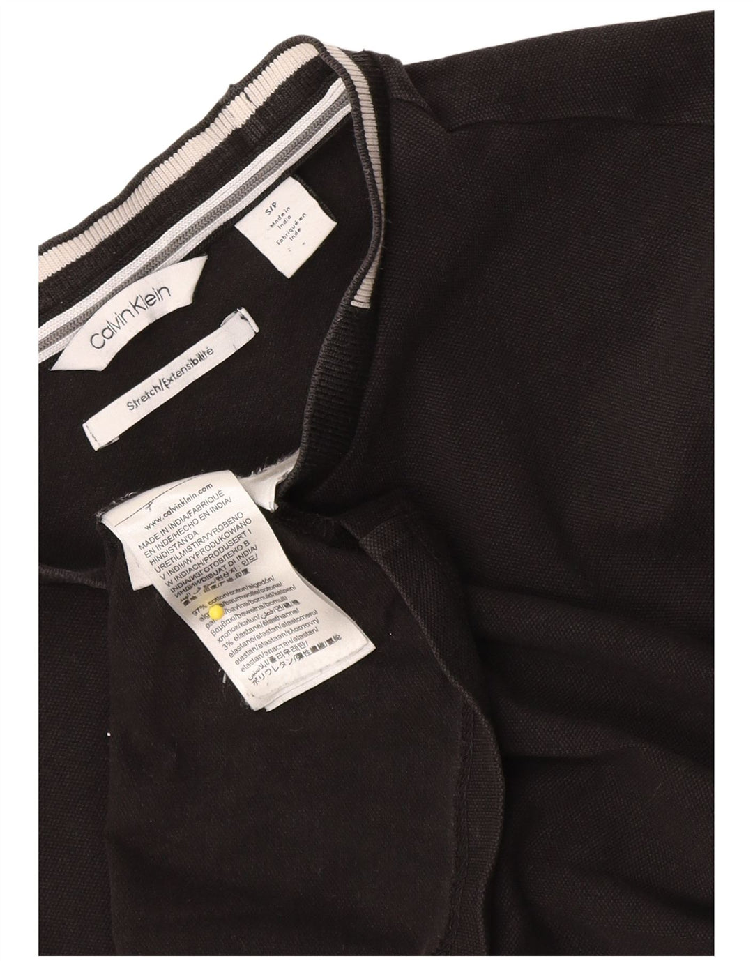 Tricou Calvin Klein pentru bărbați Top mic bumbac negru