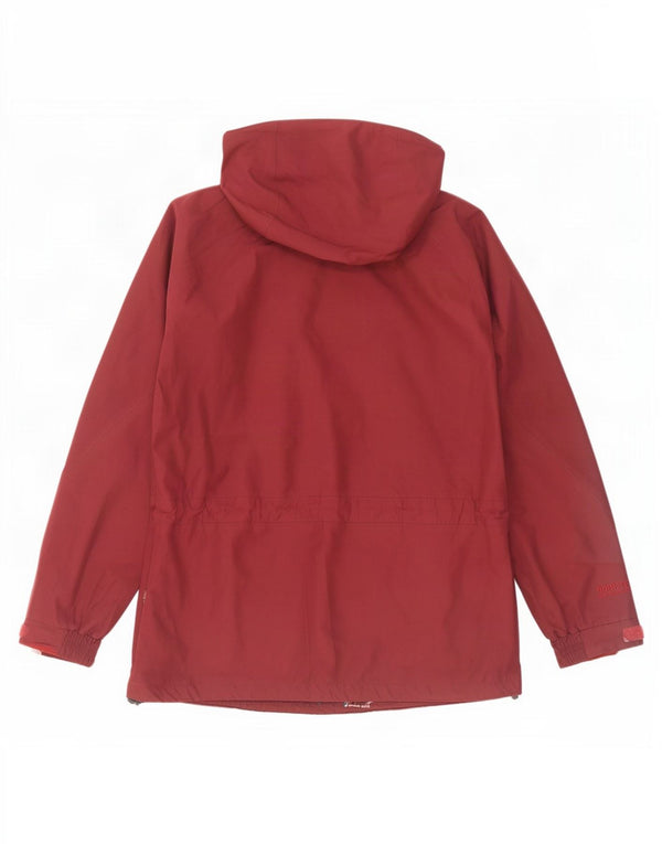 Jachetă de ploaie supradimensionată pentru femei Berghaus, cu glugă, UK 10, nailon burgundy mic