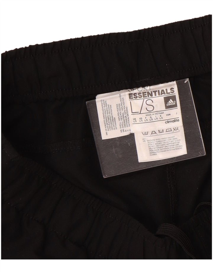 Pantaloni de trening Adidas Climalite pentru bărbați, mari, negru, poliester