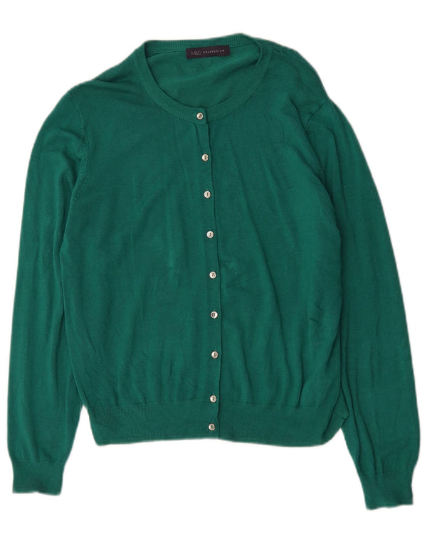 Pulover cardigan pentru femei Marks & Spencer UK 16 mare, verde, viscoză