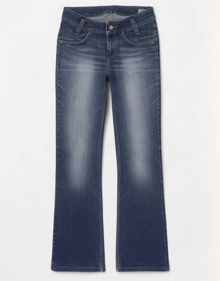 Blugi Lee Bootcut pentru femei W30 L35, bumbac albastru