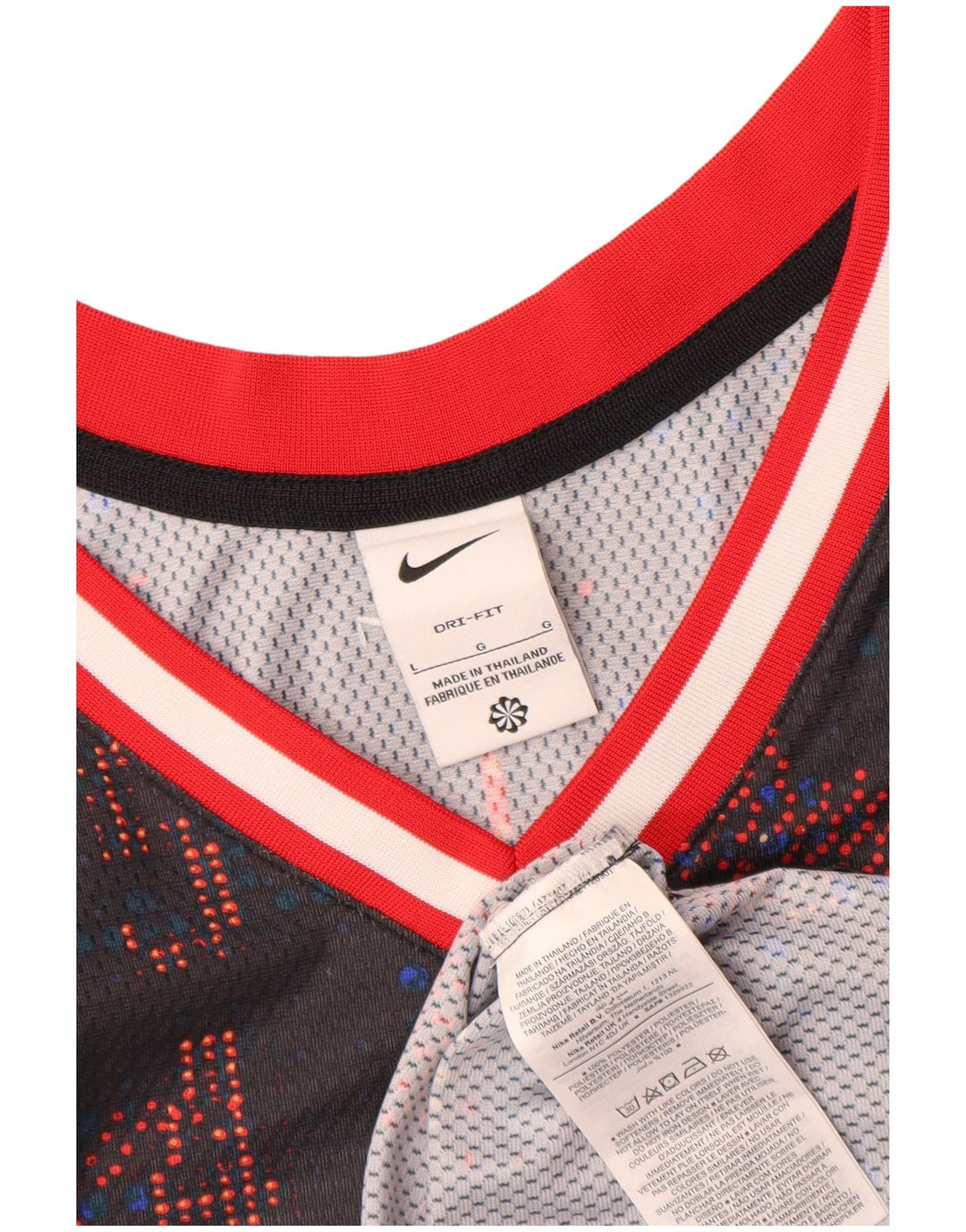 Top cu vestă grafică pentru bărbați Nike, mare, multicolor, poliester