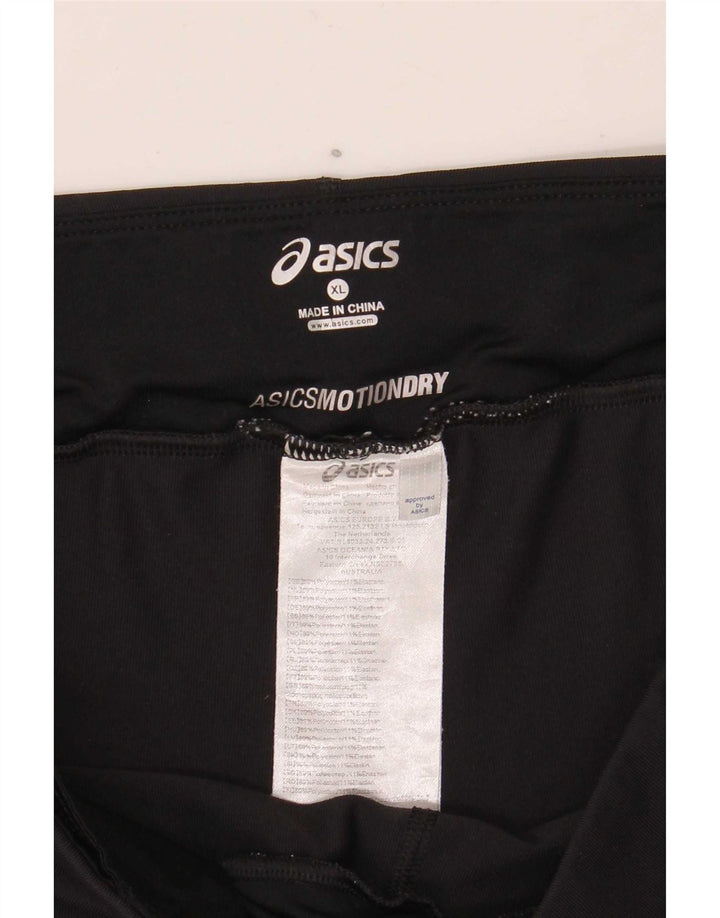 Leggings Capri Asics pentru femei UK 18 XL poliester negru