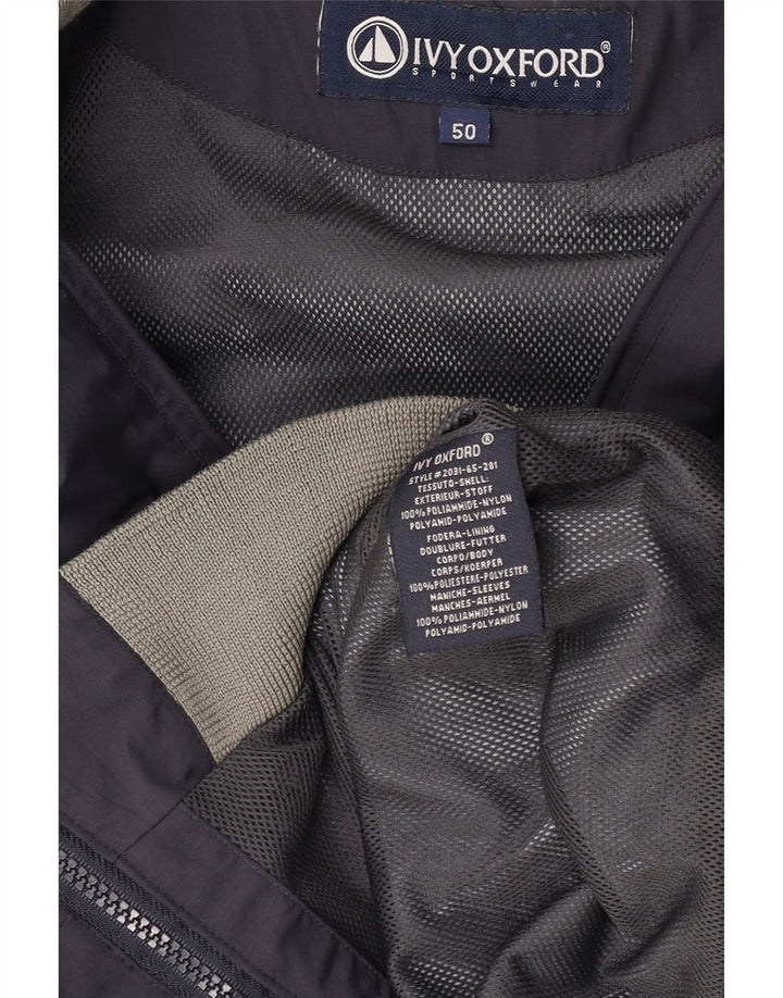 Jachetă bomber pentru bărbați Ivy Oxford IT 50, mare, albastru, poliamidă color bloc