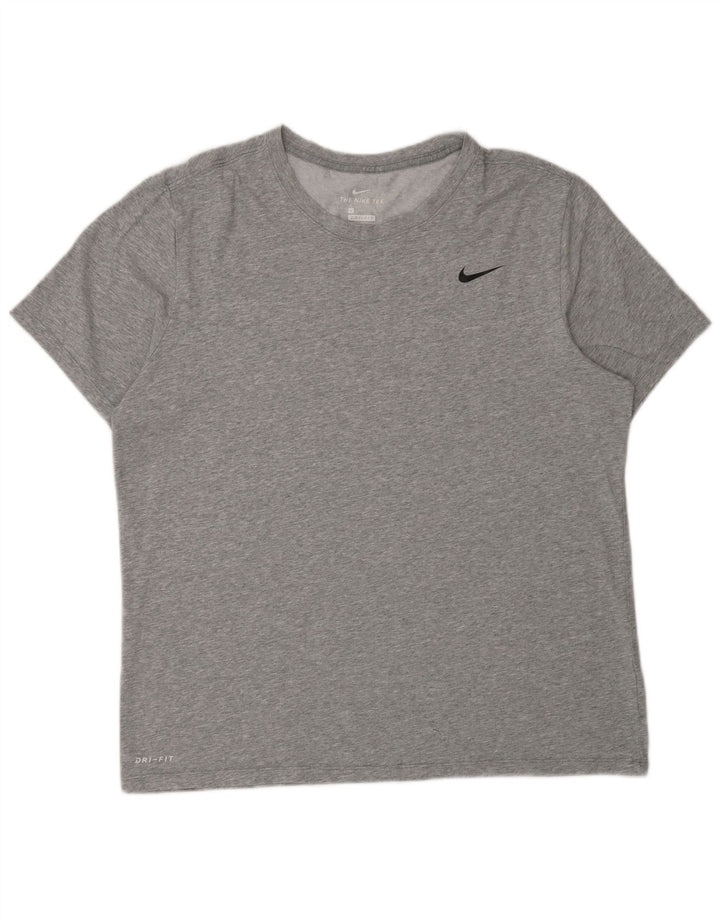 Tricou NIKE Dri Fit pentru bărbați Top mare gri