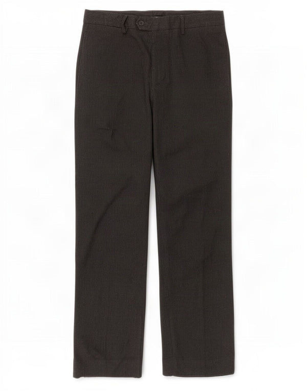 Pantaloni de costum drepți pentru bărbați Zara EU 44 Mari L34 L30 Gri Pinstripe