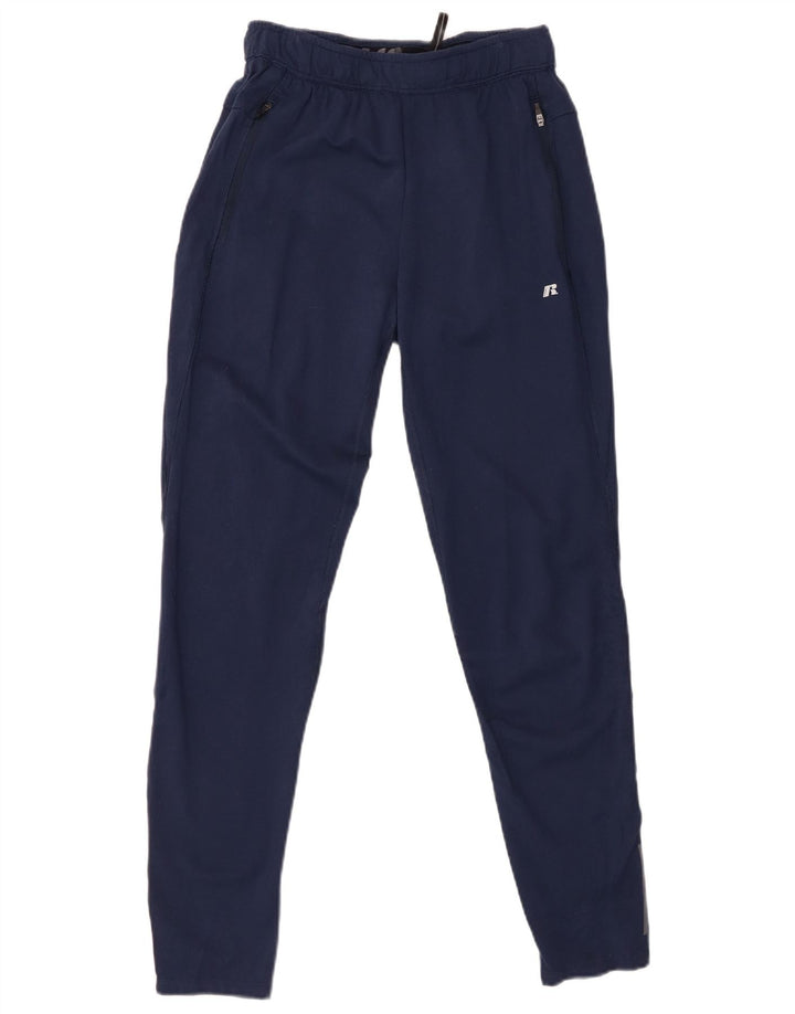 Pantaloni de trening pentru femei RUSSELL ATHLETIC, raion mic, albastru