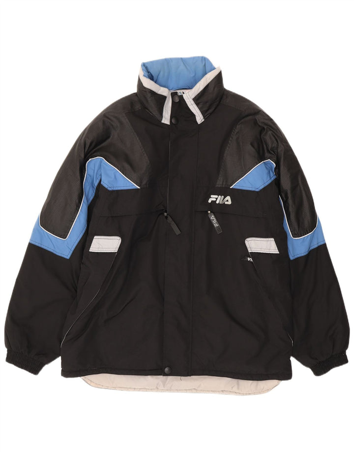 Jachetă de schi Fila pentru bărbați IT 56 3XL, neagră, din poliamidă