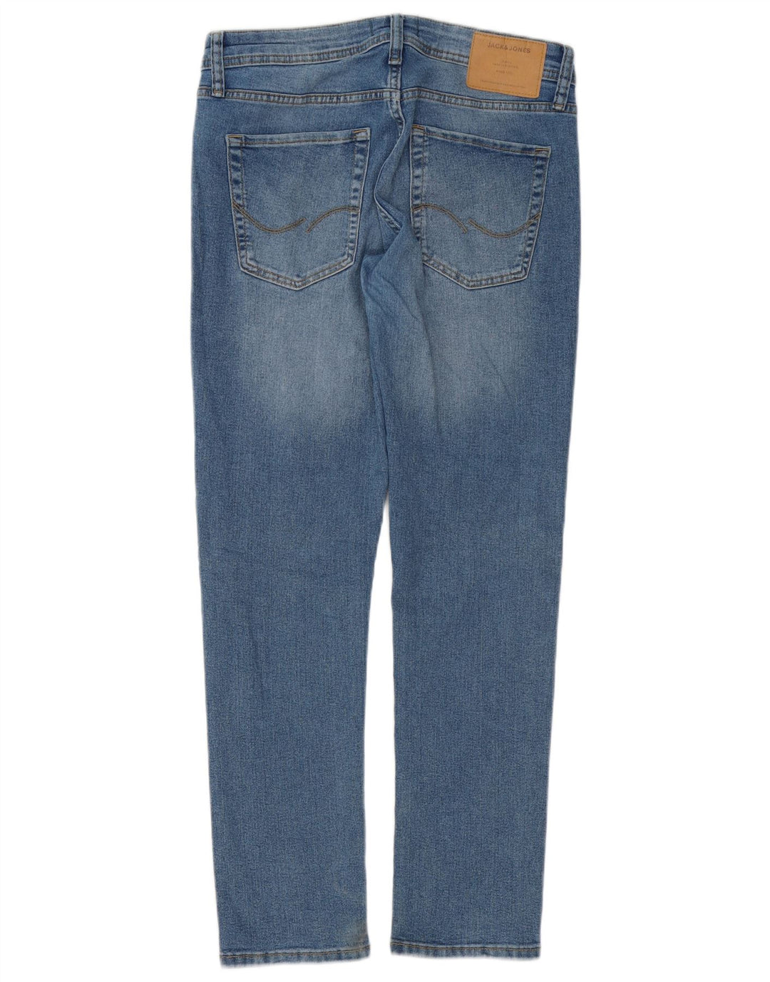 JACK & JONES Mens GLENN Slim Jeans W30 L29 Blue Cotton