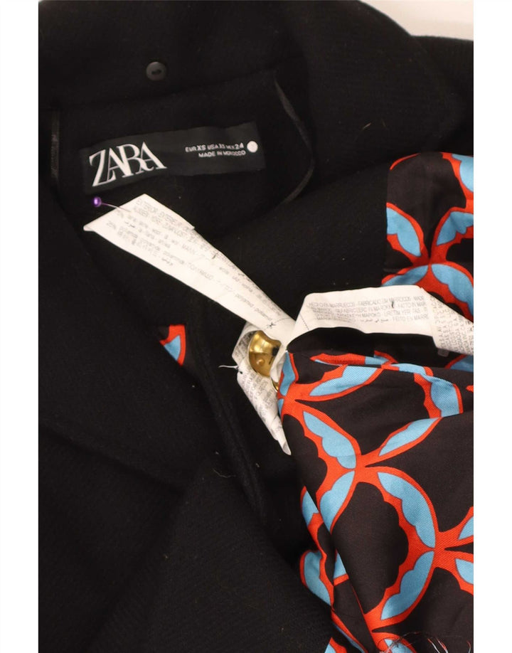 Pardesiu pentru femei Zara UK 6 XS Lână neagră