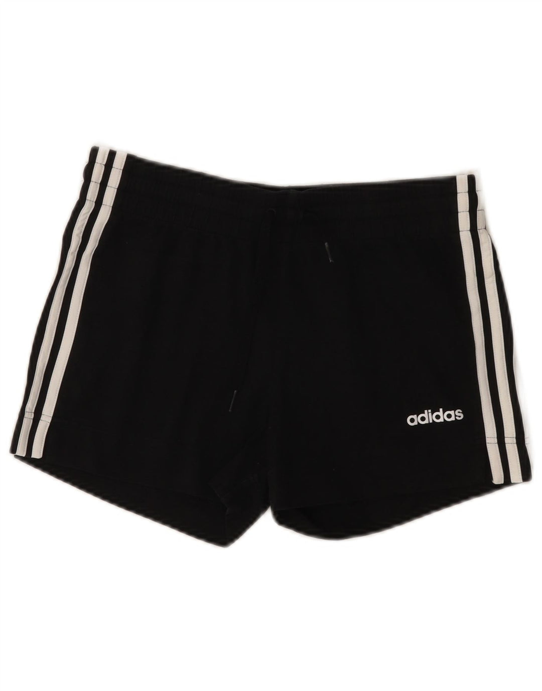 Pantaloni scurți sport ADIDAS pentru femei UK 8/10, bumbac negru mic