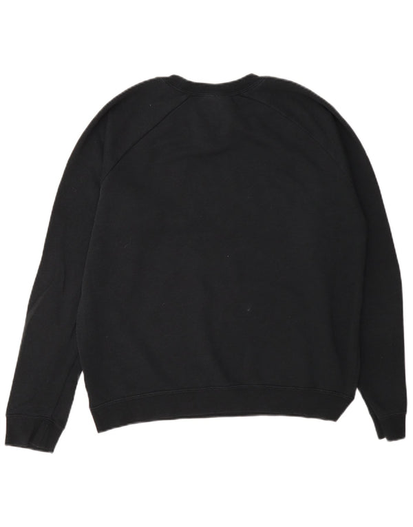 Pulover supradimensionat cu grafic Nike pentru femei UK 10 Bumbac gri mic