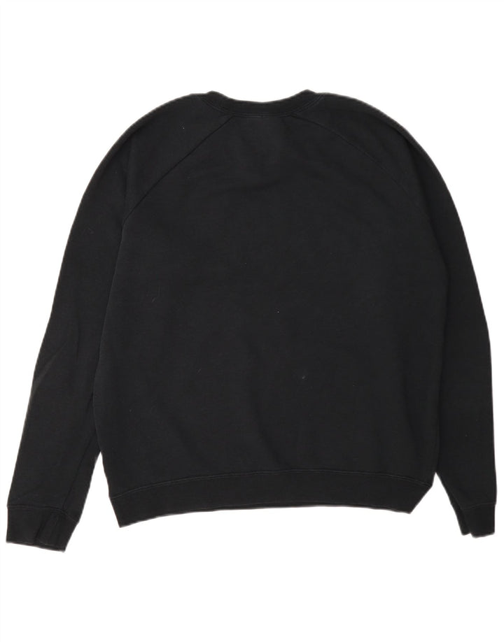 Pulover supradimensionat cu grafic Nike pentru femei UK 10 Bumbac gri mic