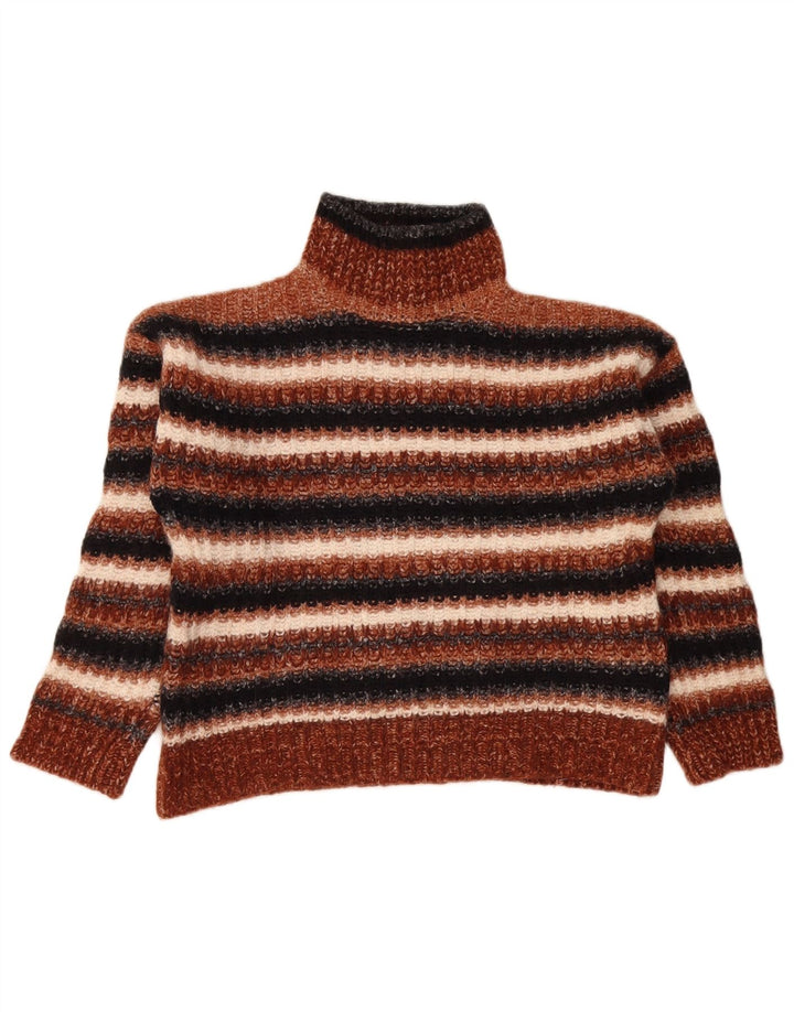 Pulover cu gât țestoasă pentru femei de Massimo Dutti, UK 14, maro mediu