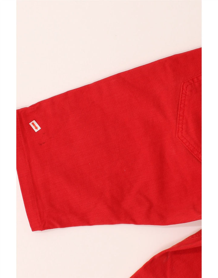 DONDUP Womens Denim Shorts W33 Large  Red Cotton Vintage Dondup and Second-Hand Dondup from Messina Hembry 