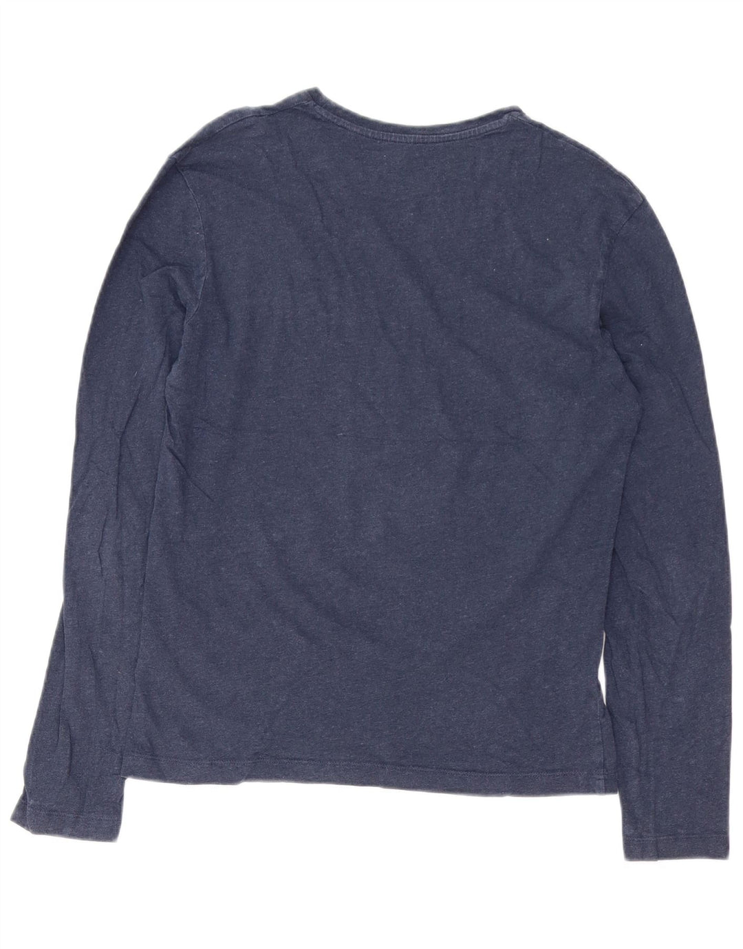 CALVIN KLEIN Top grafic pentru bărbați cu mânecă lungă din bumbac bleumarin mic