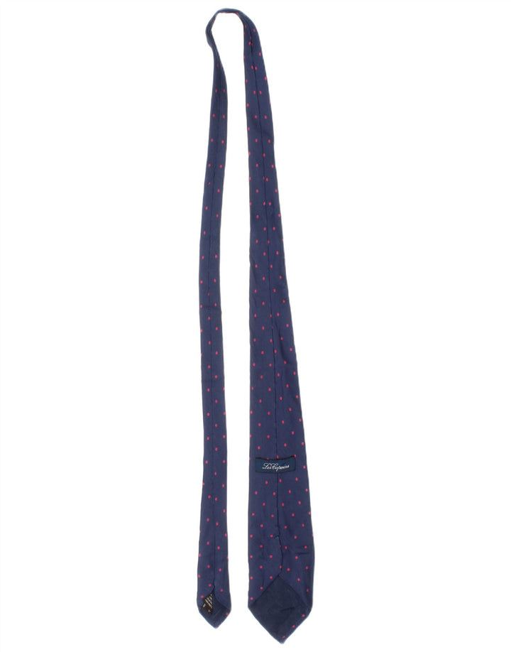 Les Copains Mens Cravata Mărime Unică Blue Polka Dot Silk Classic