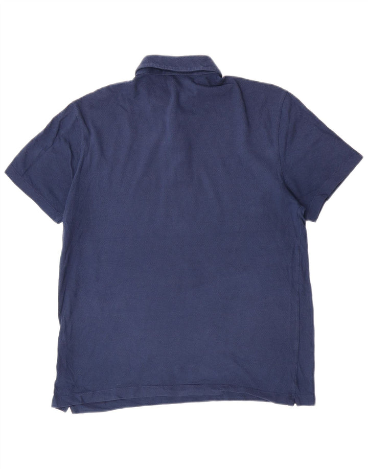Tricou polo Massimo Dutti pentru bărbați, mare, albastru, bumbac