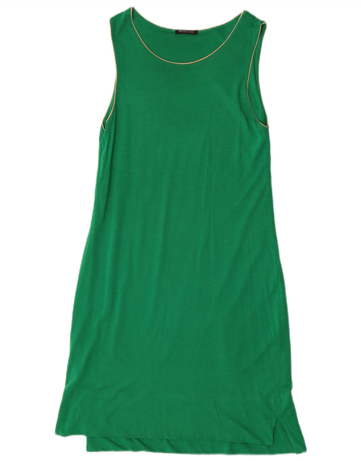 Massimo Dutti Rochie fără mâneci pentru femei UK 8 Small Green