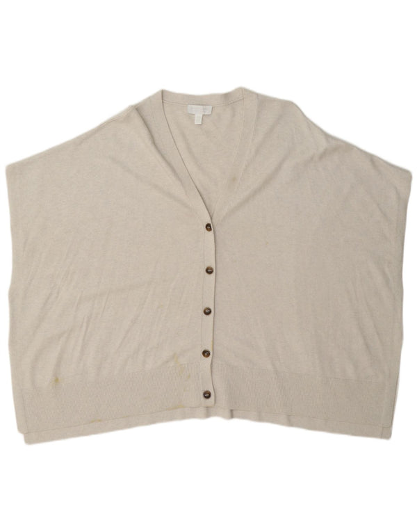 Pulover cardigan supradimensionat fără mâneci pentru femei White Label UK 14 Medium Off